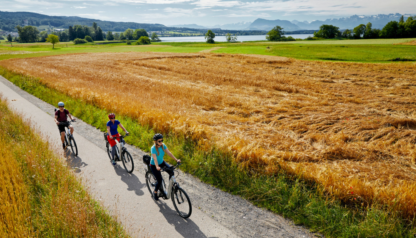 E-Bike tour in der Region Seetal | © Beat Brechbühl / Lucerne Tourism