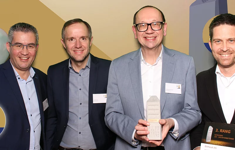 3rd place for BitHawk at the Swiss Employer Awards 2025 | News ...